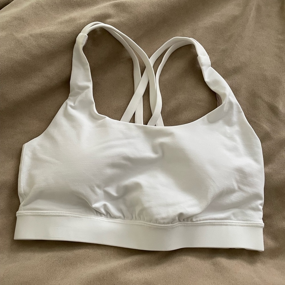 Lululemon Energy Bra White